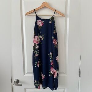 Altar’d State Women’s Navy Blue Floral Mini Dress - size M